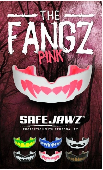 Chránič zubov SAFEJAWZ FANGZ ružový 2